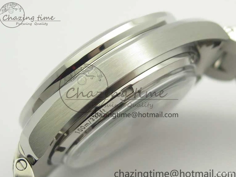 0114 Speedmaster Moonwatch OMF 1:1 Best Edition Black Dial Orange Hand on SS Bracelet A Timeless 8044